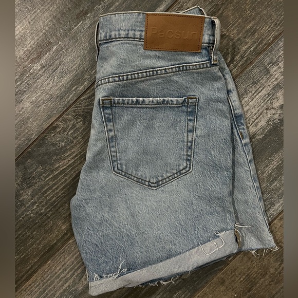 Pacsun longline jean shorts - Picture 6 of 9